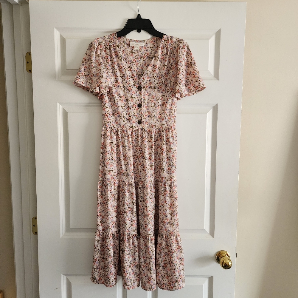 Floral Button-Down Dress